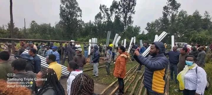 የደቡብ ክልል ፋይናንስ ቢሮ ሠራተኞችና አመራሮች በሀዲያ ዞን ሾኔ ከተማ የክረምት በጎ ፈቃድ አገልግሎት ሰጡ